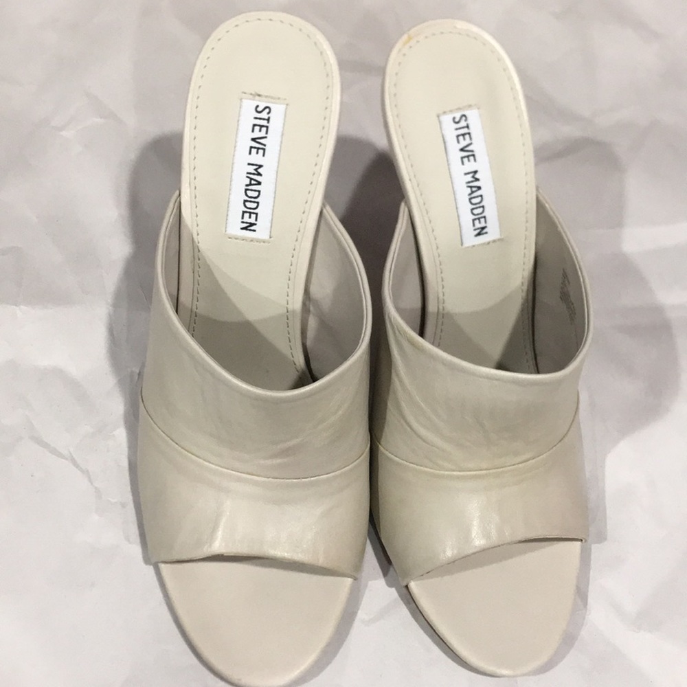 Steve Madden Backless Open Toe Heels